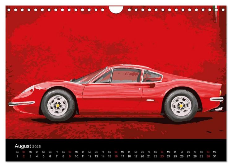 Produktbild: DIE GLORREICHEN ZW&Ouml;LF (Wandkalender 2026 DIN A4 quer), CALVENDO Monatskalender