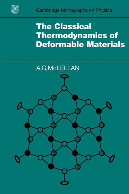 Produktbild: The Classical Thermodynamics of Deformable Materials