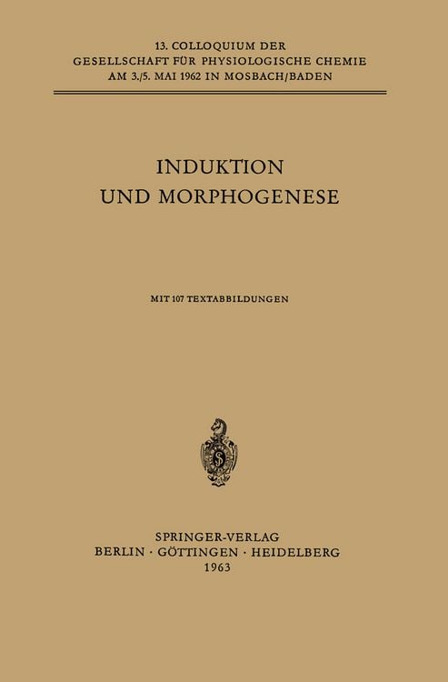 Produktbild: Induktion und Morphogenese