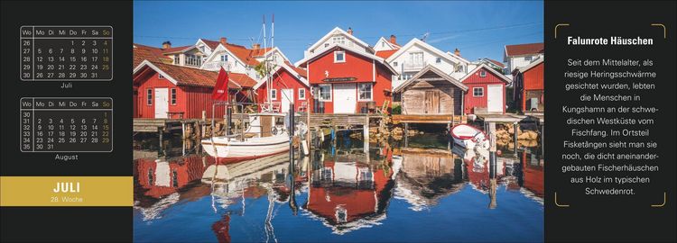 Produktbild: Eine Reise um die Welt Premium-Tischplaner 2027 - Wochenkalender mit 53 Fotografien
