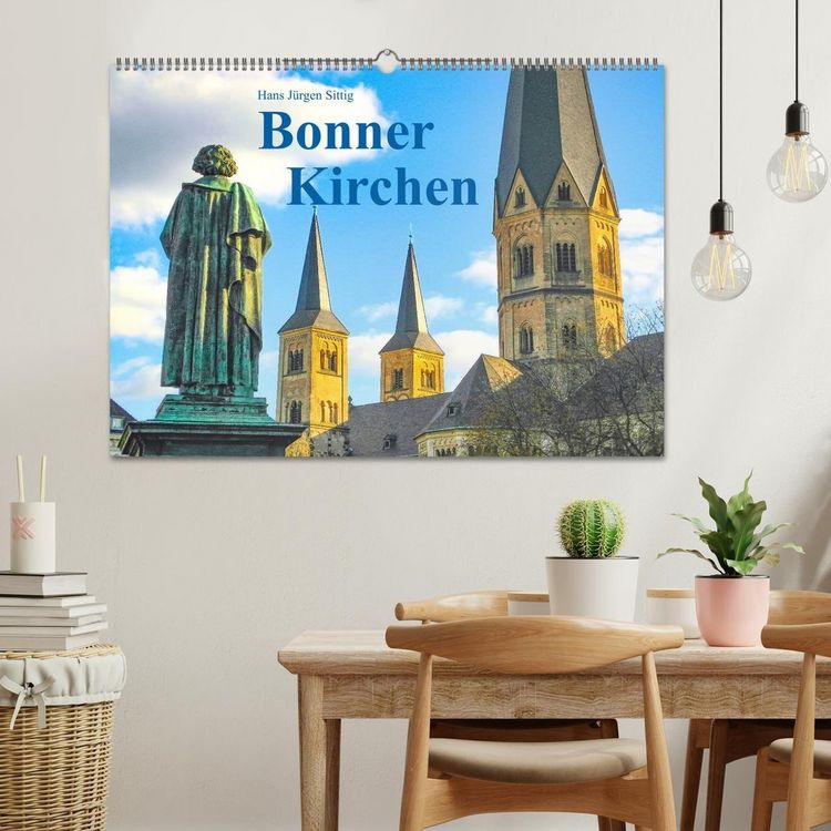Produktbild: Bonner Kirchen (Wandkalender 2026 DIN A2 quer), CALVENDO Monatskalender