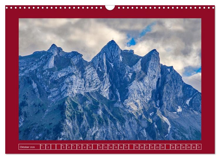 Produktbild: Gr&uuml;ezi in den Schweizer Bergen (Wandkalender 2026 DIN A3 quer), CALVENDO Monatskalender