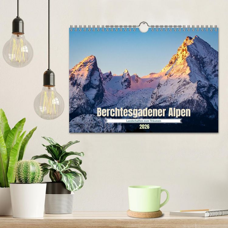 Produktbild: Berchtesgadener Alpen - Landschaften zum Tr&auml;umen (Wandkalender 2026 DIN A4 quer), CALVENDO Monatskalender