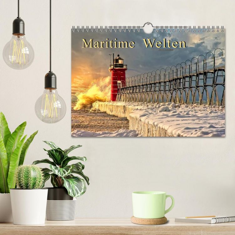Produktbild: Maritime Welten (Wandkalender 2026 DIN A4 quer), CALVENDO Monatskalender
