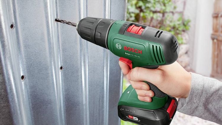 Produktbild: Bosch Home and Garden EasyDrill 18V-40 06039D8002 Akku-Bohrschrauber 18 V 1.5 Ah Li-Ion inkl. 2. Akku, inkl. Ladeger&auml;t, inkl. Koffer