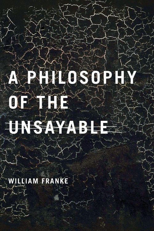 Produktbild: A Philosophy of the Unsayable