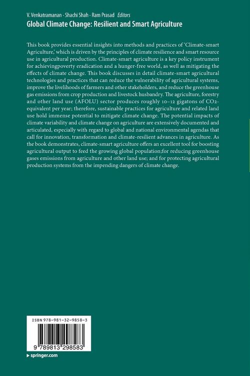 Produktbild: Global Climate Change: Resilient and Smart Agriculture
