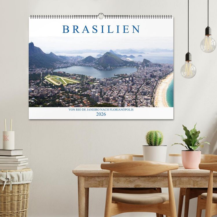 Produktbild: Brasilien - Von Rio nach Florian&oacute;polis (Wandkalender 2026 DIN A2 quer), CALVENDO Monatskalender