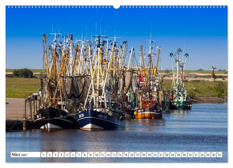 Produktbild: Die deutsche Nordseek&uuml;ste (hochwertiger Premium Wandkalender 2027 DIN A2 quer), Kunstdruck in Hochglanz