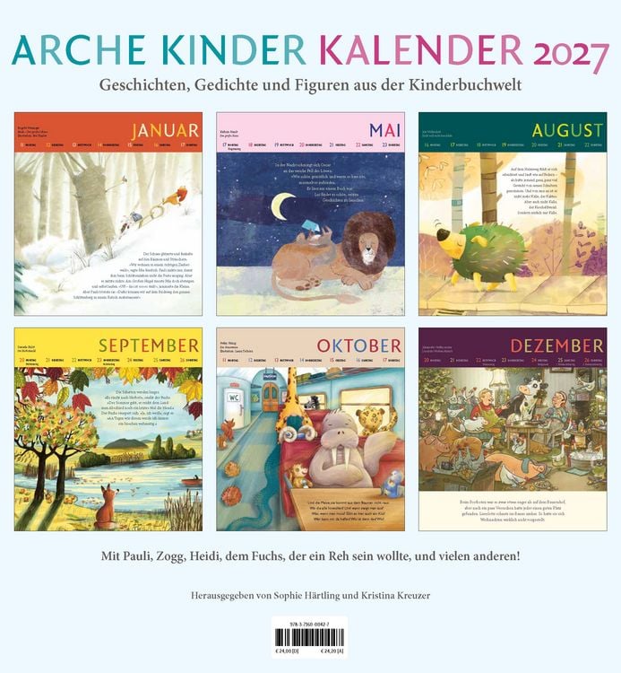 Produktbild: Arche Kinder Kalender 2027