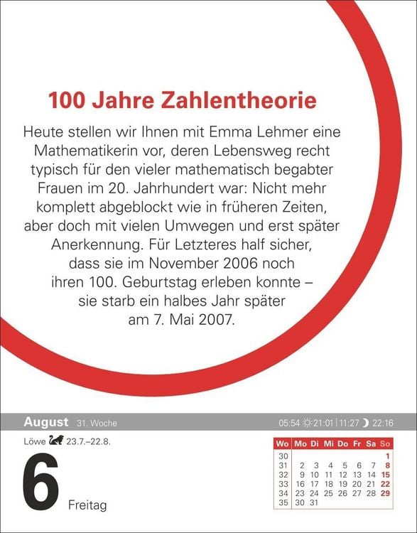 Produktbild: Der Mathematik-Kalender Tagesabrei&szlig;kalender 2027 - Nachts teile ich heimlich durch Null