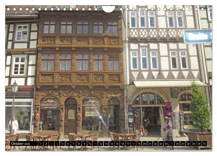 Produktbild: Wernigerode - Fachwerkstadt am Harz (Wandkalender 2026 DIN A4 quer), CALVENDO Monatskalender