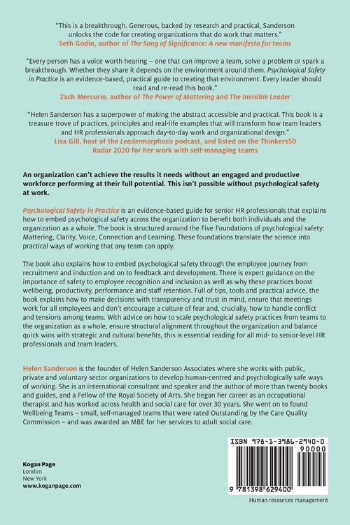 Produktbild: Psychological Safety in Practice