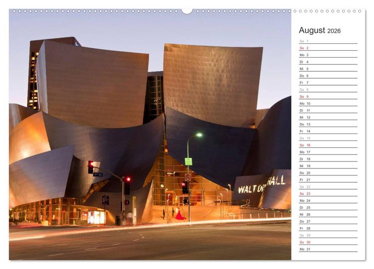 Produktbild: Los Angeles - Kalifornien (Wandkalender 2026 DIN A2 quer), CALVENDO Monatskalender