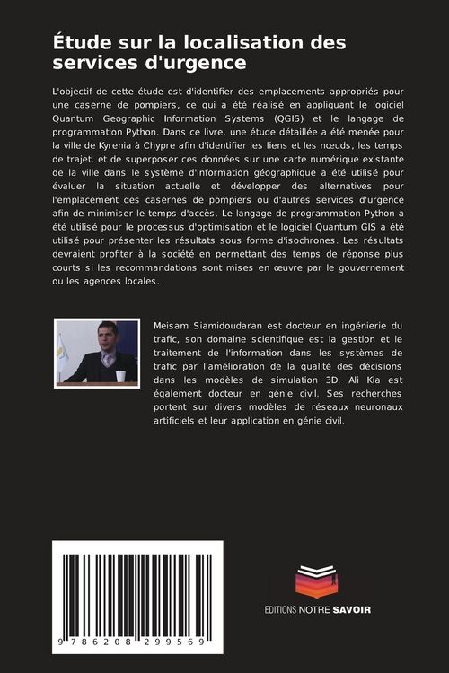 Produktbild: &Eacute;tude sur la localisation des services d'urgence