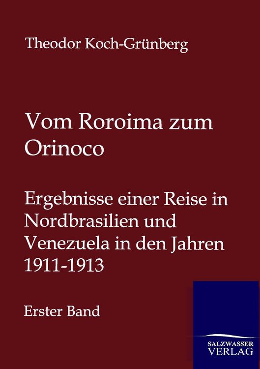 Produktbild: Vom Roroima zum Orinico
