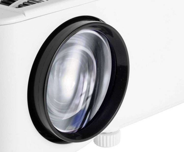 Produktbild: Technaxx Beamer TX-113 LED 1800 ANSI-Lumen 800 x 480 WXGA mit Fernbedienung, VGA Eingang, Integrierter Lautsprecher