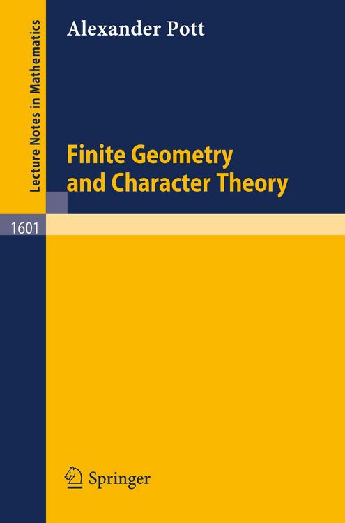 Produktbild: Finite Geometry and Character Theory