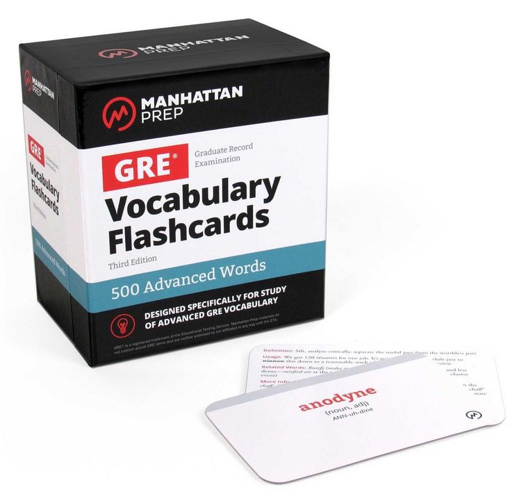 Produktbild: 500 Advanced Words: GRE Vocabulary Flashcards