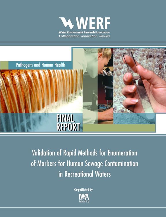 Produktbild: Validation of Rapid Methods for Enumeration of Markers for Human Sewage Contamination in Recreational Waters