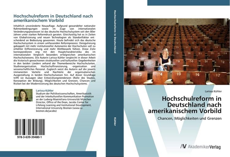 Produktbild: Hochschulreform in Deutschland nach amerikanischem Vorbild
