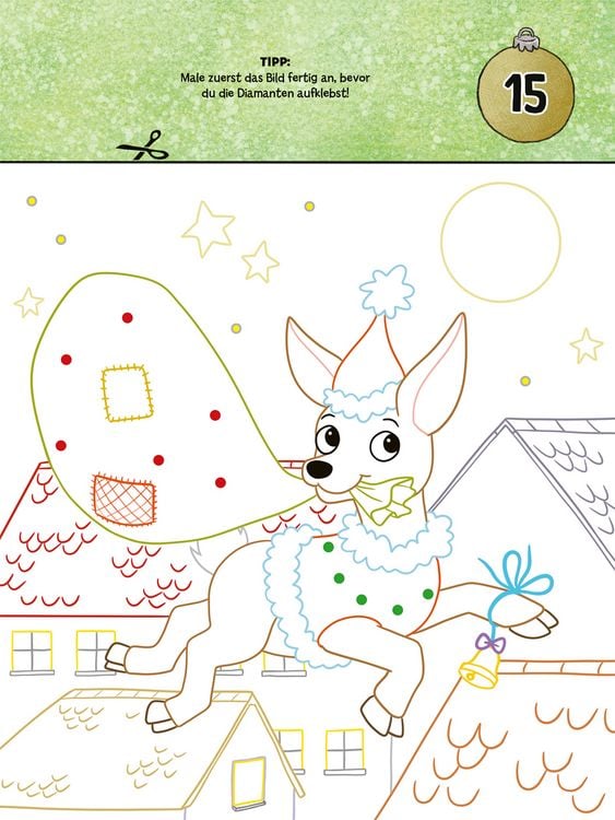Produktbild: Diamond-Sticker-Adventskalender
