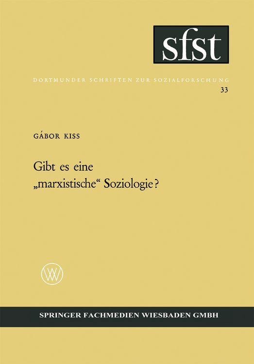 Produktbild: Gibt es eine &bdquo;marxistische&ldquo; Soziologie?
