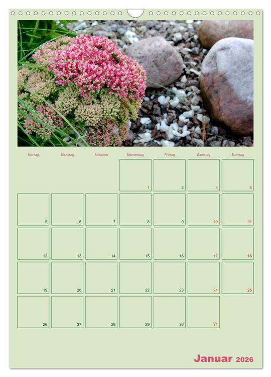 Produktbild: Gartenplaner (Wandkalender 2026 DIN A3 hoch), CALVENDO Monatskalender