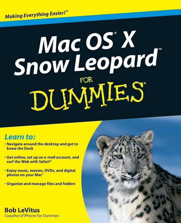 Produktbild: Mac OS X Snow Leopard For Dummies