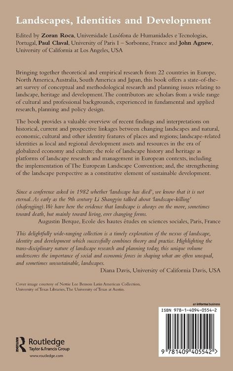 Produktbild: Landscapes, Identities and Development