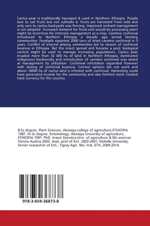 Produktbild: Cactus Pear & Carmine Cochineal: introduction & use in Ethiopia