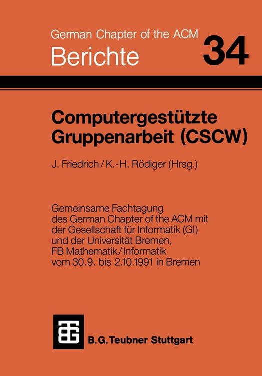 Produktbild: Computergest&uuml;tzte Gruppenarbeit (CSCW)