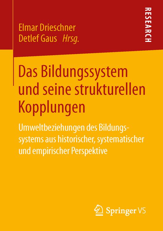 Produktbild: Das Bildungssystem und seine strukturellen Kopplungen