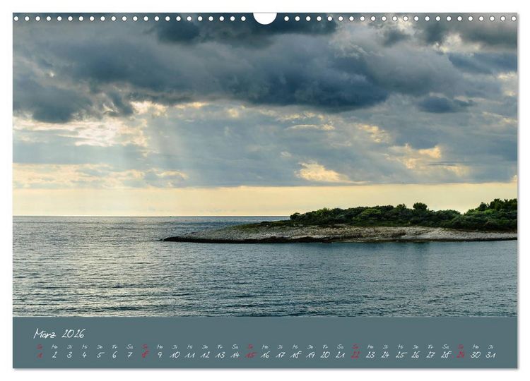 Produktbild: Wundersch&ouml;nes Istrien (Wandkalender 2026 DIN A3 quer), CALVENDO Monatskalender