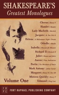 Produktbild: Shakespeare's Greatest Monologues - Volume I