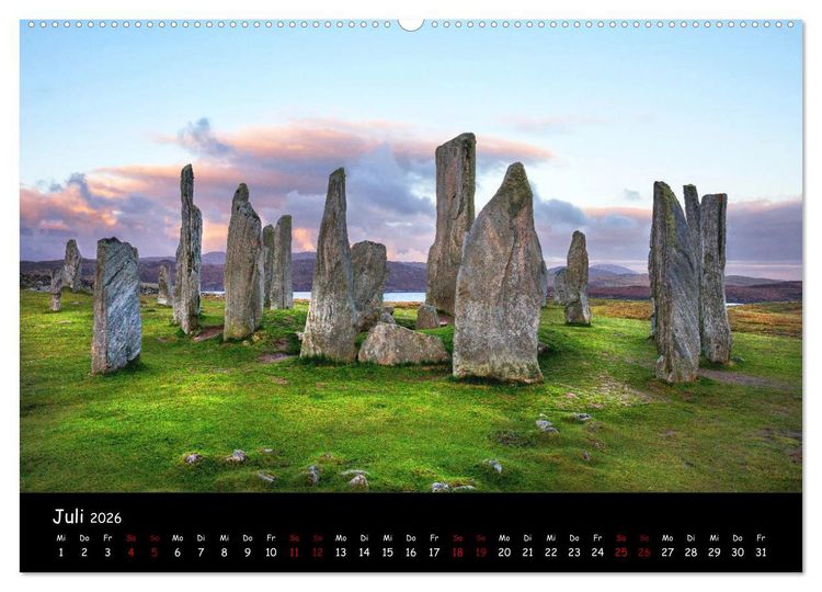Produktbild: Schottland zum Verlieben (hochwertiger Premium Wandkalender 2026 DIN A2 quer), Kunstdruck in Hochglanz