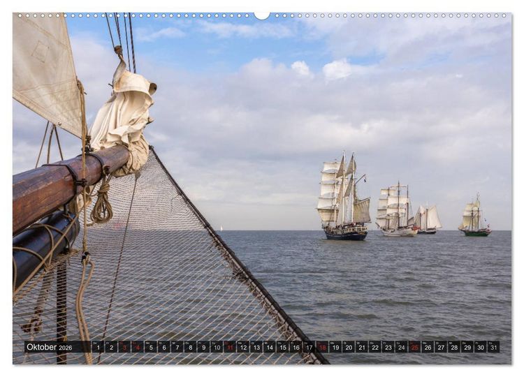 Produktbild: Wilhelmshaven maritim (Wandkalender 2026 DIN A2 quer), CALVENDO Monatskalender