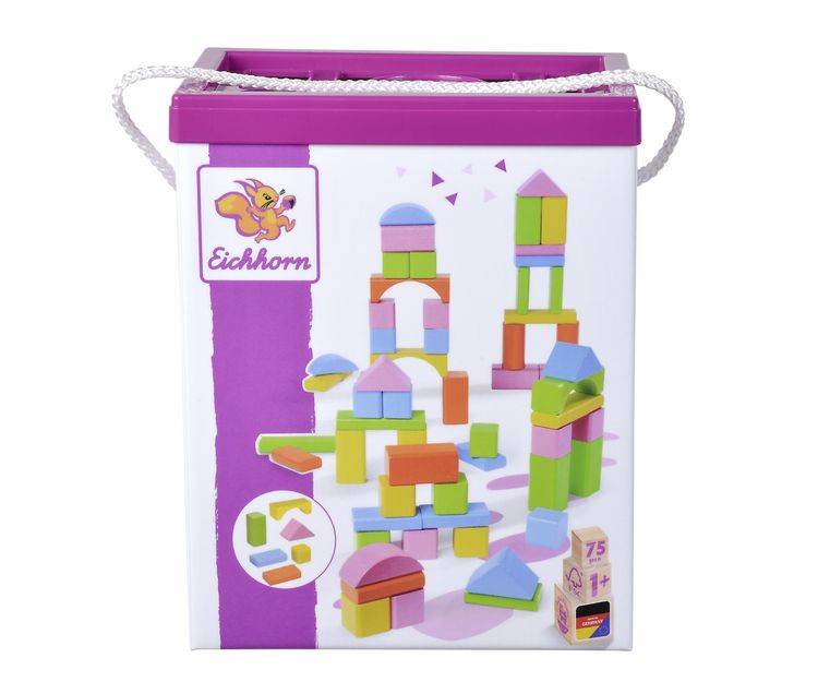 Produktbild: Eichhorn Bunte Holzbausteine