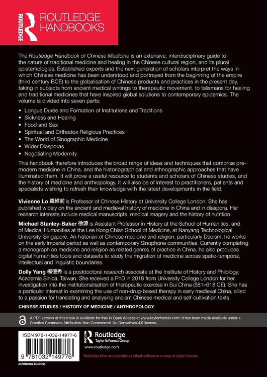 Produktbild: Routledge Handbook of Chinese Medicine