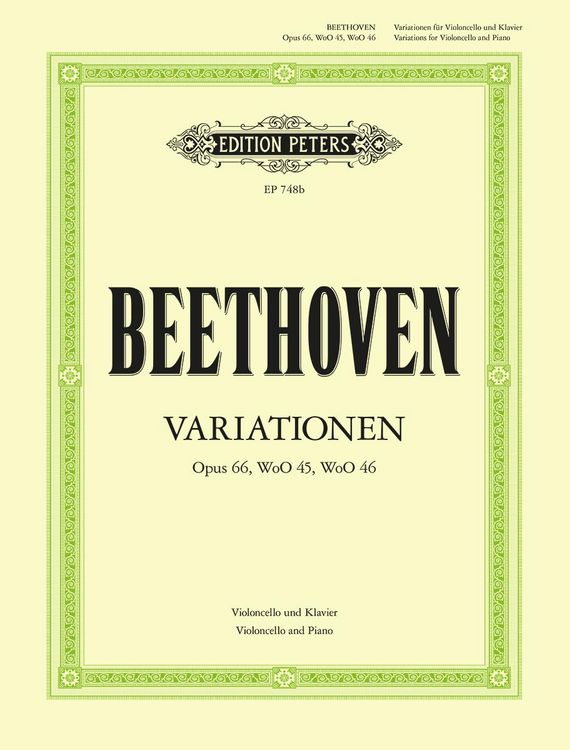 Produktbild: Beethoven, L: Complete Variations for Violoncello and Piano