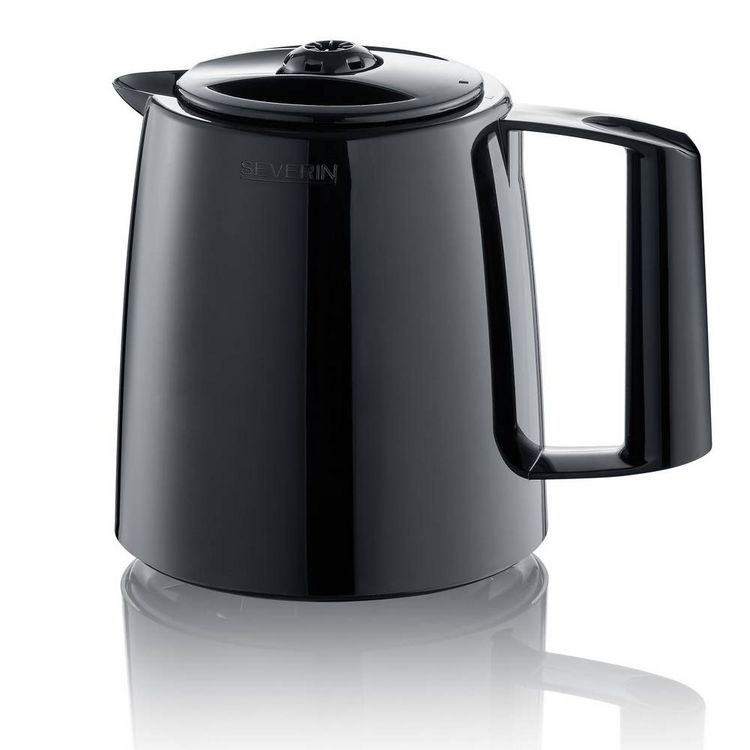 Produktbild: Severin KA 9308 Kaffeemaschine Edelstahl (geb&uuml;rstet), Schwarz Fassungsverm&ouml;gen Tassen=8 Isolierkanne