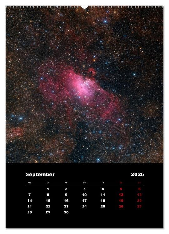 Produktbild: Das Universum (Wandkalender 2026 DIN A2 hoch), CALVENDO Monatskalender