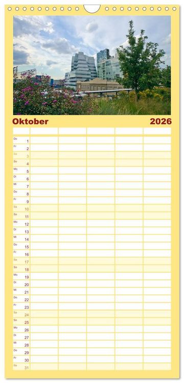 Produktbild: Familienplaner 2026 - NEW YORK CITY Stadt der Superlative mit 5 Spalten (Wandkalender, 21 x 45 cm) CALVENDO