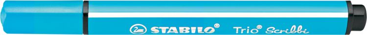 Produktbild: STABILO Fasermaler Trio Scribbi h.blau