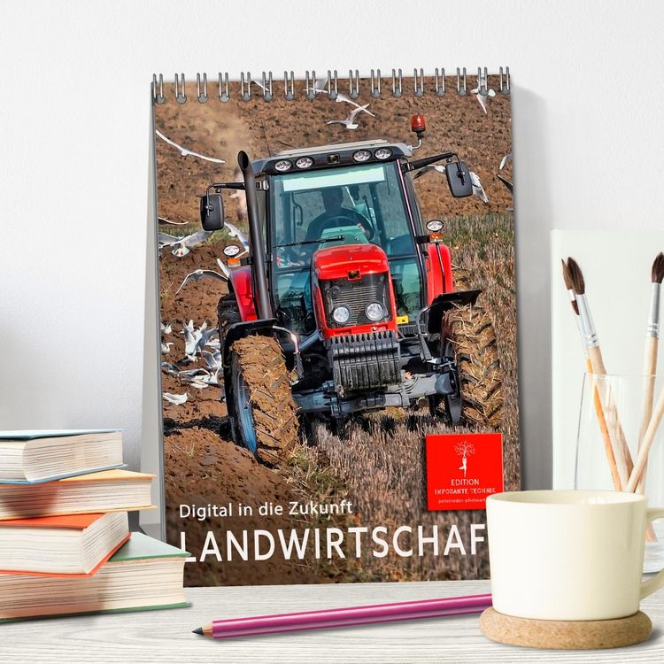 Produktbild: Landwirtschaft - digital in die Zukunft (Tischkalender 2026 DIN A5 hoch), CALVENDO Monatskalender