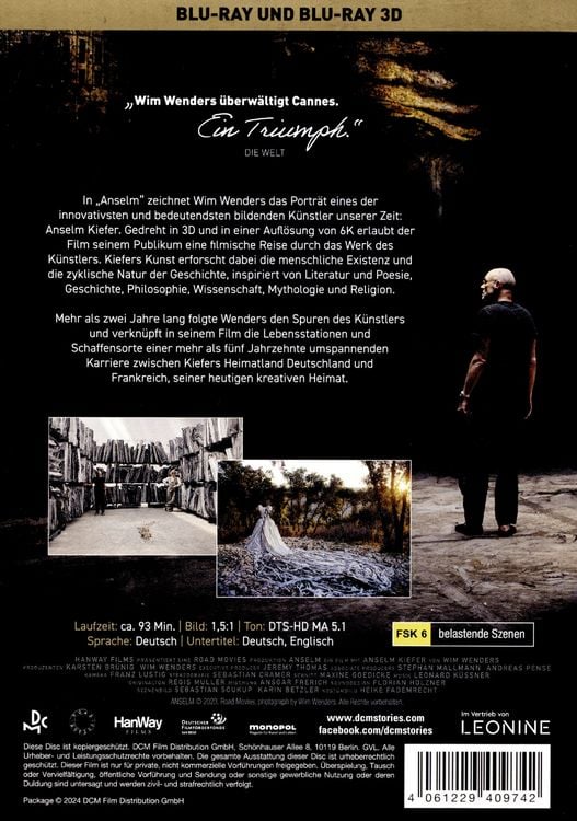 Anselm - Das Rauschen der Zeit (+ Blu-ray 3D)