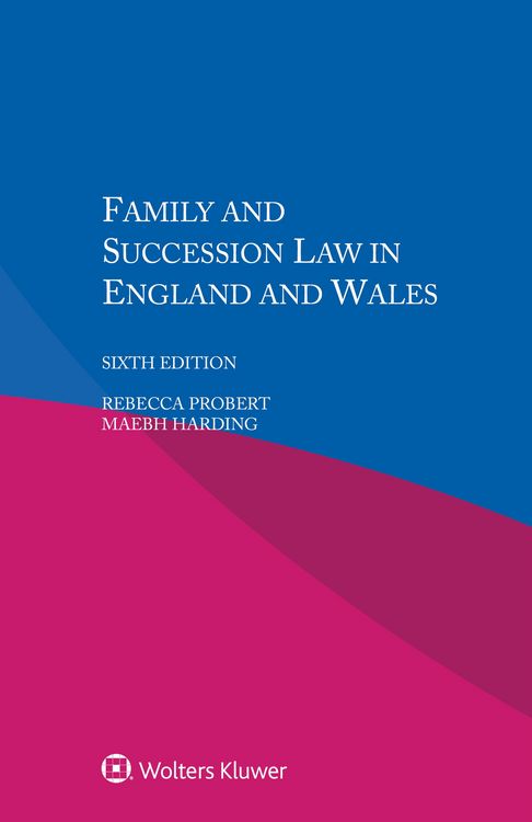 Produktbild: Family and Succession Law in England and Wales