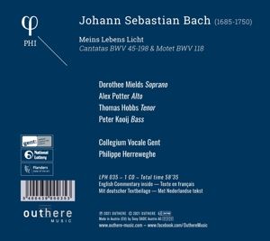 Produktbild: Meins Lebens Licht-Kantaten 45-198; Motette