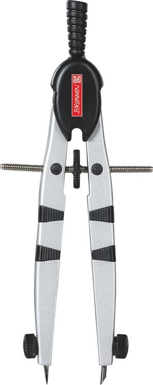Produktbild: Brunnen Geometriezirkel Peak 2 &brvbar; &Oslash; 310 mm, schwarz