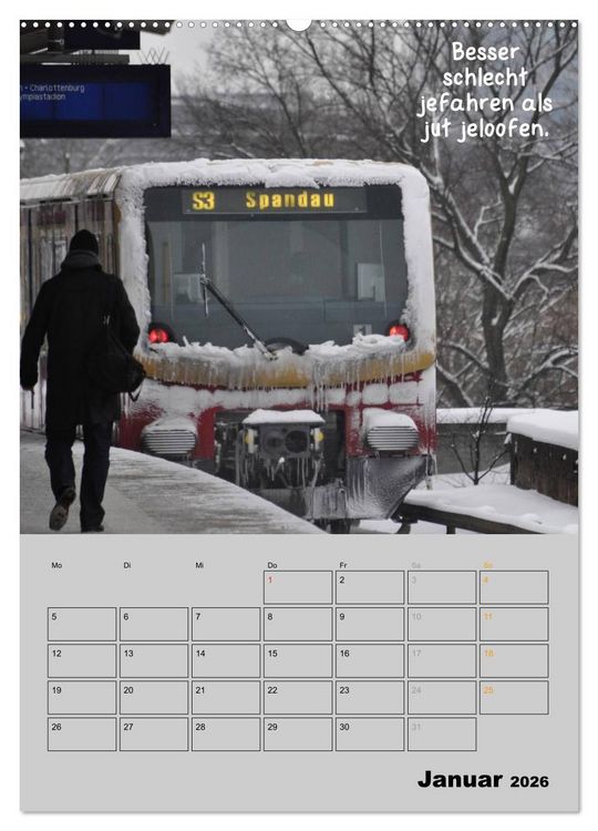 Produktbild: Berliner Stra&szlig;enfoto Kalender 2026 (Wandkalender 2026 DIN A2 hoch), CALVENDO Monatskalender